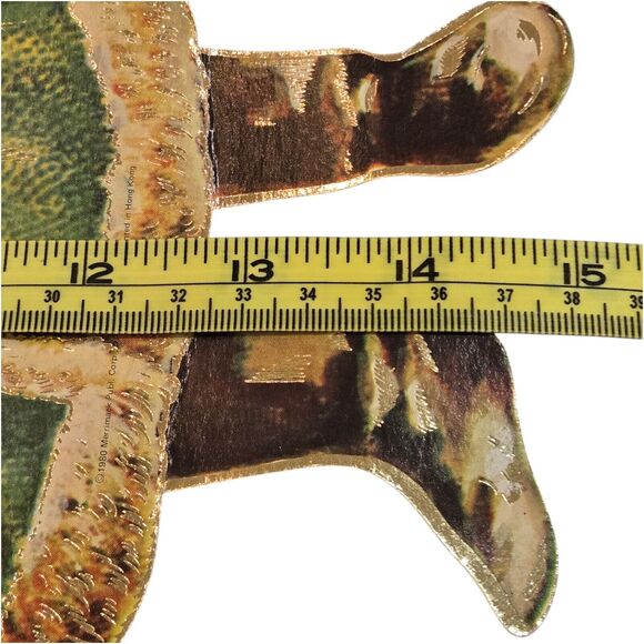 Original Victorian 14.5" Die-Cut Green Robe Santa Claus St Nick Father Christmas - Picture 8 of 10